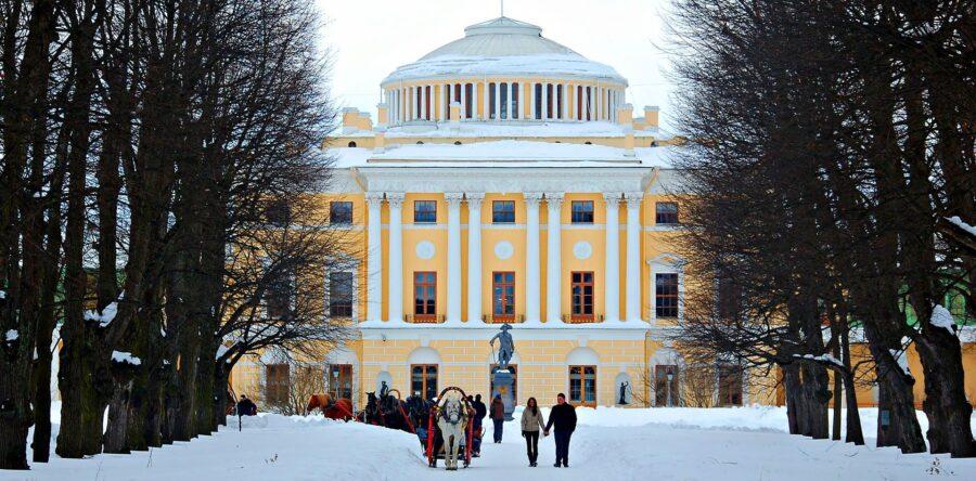 Зимняя экскурсия в Павловск для школьников